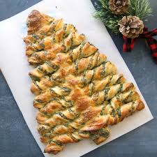 They start with a refrigerated pizza crust, the kind that comes i. Christmas Tree Spinach Dip Breadsticks It S Always Autumn