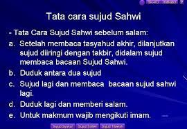 Sujud sahwi ini dilaksanakan sebanyak dua kali sujud. Skkd Mari Kita Berdoa Sujud Syukur Sujud Sahwi
