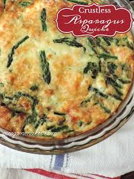 Crustless Asparagus Quiche Recipefacebooktwitteremail Apppinterestaddthisemailfacebookinstag Asparagus Quiche Recipes Asparagus Quiche Quiche Recipes Crustless