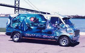 Silver Ghost Custom 70 S Dodge Show Van Custom Vans Cool Vans Old School Vans
