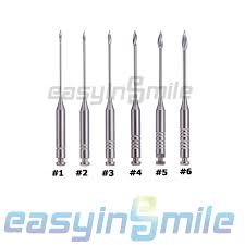 Gates glidden & pesso reamer. 6pcs Dental Endo Glidden Gate Drill 6 Sizes Stainless Steel Hand Use Easyinsmile Ebay