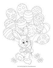 These symbols aren't modern day creations, they stem from old world customs established before the christian celebration. Easter Coloring Pages Free Printable Pdf From Primarygames