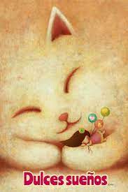 Buenas Noches Ilustracoes De Gato Gatos Coisas De Gato