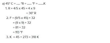 45 Derajat Celcius Berapa Reamur Berapa Fahrenheit Berapa Kelvin Serta Caranya Brainly Co Id