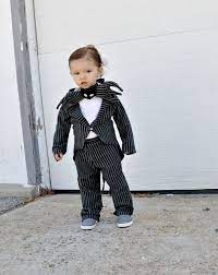 Jack Skellington Kids Costume Boys Babies Costume Jack Skellington Nightmare Before Christmas Inspired Kids Toddler Children Baby Halloween Costumes Jack Skellington Costume Baby Halloween
