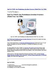 Jul 27, 2020 · doc kunci tes toefl per section brema damanik academia edu. Soal Tes Toefl Dan Pembahasan Jawaban Docx