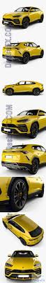 Download Lamborghini Urus 2019 3d Model Desirefx Com 3d Model Model Lamborghini