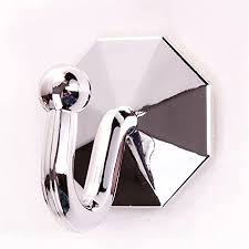 Shop wayfair for the best curtain tie back hooks. White Hinge 4x Self Adhesive Silver Curtain Tie Backs Amazon Co Uk Home Kitchen