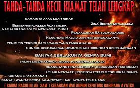 Bumi gelap gulita selama 40 hari 40 malam. Astagfirullah Tanda Tanda Kiamat Kecil Sesuai Yang Disabdakan Nabi Telah Lengkap