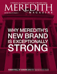 Meredith Magazine Fall 2013 by Meredith College