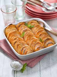 Recette Gratin De Pommes De Terre Et De Patates Douces A La Fleur De Sel 750g Recette Recettes De Cuisine Gratin Pomme De Terre Recettes De Cuisine Illustrees
