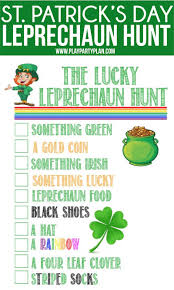 So put on something green, grab a beer and help the irish celebr. Fun Lucky Leprechaun Games For St Patrick S Day Play Party Plan