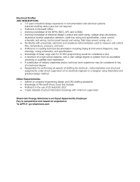 The best way to start writing a cover letter in 2021 is to look at examples of good cover letters. Electrical Drafter Job Description Templates At Allbusinesstemplates Com