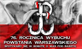 Walki rozpoczęły się 1 sierpnia 1944 r. Kibice Rks Radomsko I Mlodziez Wszechpolska Uczcza Rocznice Powstania Warszawskiego Radomsko24 Pl