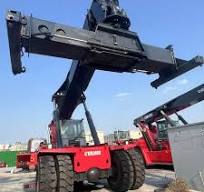 Exceptionally Reliable Kalmar 45ton Reach Stacker DRF450-60S5 Used Stock  Electric Forklifts for Toughest Port Operations
