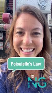 Poiseuille’s Law (Pronounced pwa-ZAY’s law) #ERNurse #EmergencyNurse #CEN  #CFRN #CTRN #ICUNurse #NursingSchool #NursingStudent #Nurse #ICUNurse #CCRN  #FlightNurse #FlightMedic #FPC #paramedic ...