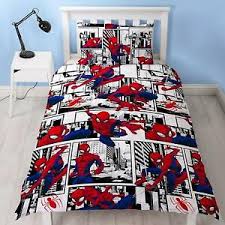 Dieses und viele weitere bücher versandkostenfrei im thalia onlieshop bestellen. Single Bed Spiderman Metropolis Duvet Cover Set Comic Strip Red Black White Grey Ebay