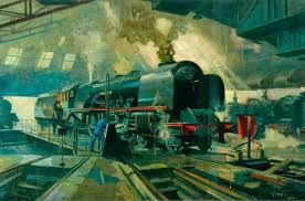 Terence Cuneo S Railroad Paintings Railroad Art Train Art National Railway Museum