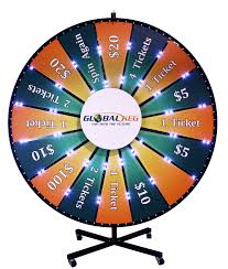 84 Custom Lighted Prize Wheel Add Casters To Your Prize Wheel Stand And Make It Easy To Move Around Prizewheel Prize Wheel Custom Lighting Custom