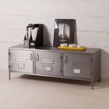 Buffet bas 4 portes ikea. Buffet Bas En Metal Gris Style Industriel Avec 3 Portes Et Casiers Dans Le Style Des Bureaux D Autrefois Collectio Meuble Metal Ikea Meuble Metal Buffet Meuble