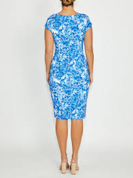 Women's Jersey Dress in Blue | Verona