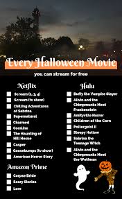 The Best Halloween Movies Shows On Netflix Hulu And Amazon Prime Best Halloween Movies Halloween Movies Halloween Movie Night