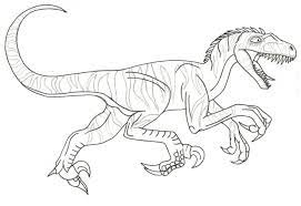 coloriage dinosaure dessin velociraptor a imprimer in 2021 tribal drawings drawing coloring pages super ailes