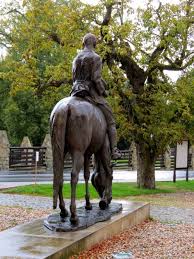 Equestrian statue of Thomas Masaryk in Lany Czech Republic