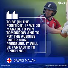Family background of dawid malan: Icc On Twitter Dawid Malan Says England Are Welcoming The Chance To Knock Australia Off The Top Spot In The Mrf Tyres Icc T20i Rankings Engvaus Https T Co Mkl37kfbmy