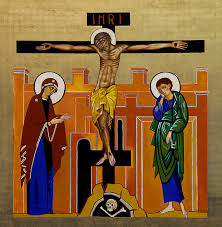 Resultado de imagen para La SantÃ­sima Virgen Madre de Dios al pie de la cruz en el Calvario 
