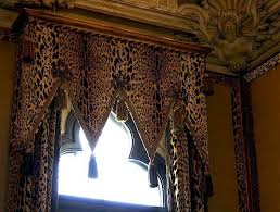 Black and white zebra print with a paradise pink rosette velour bottom trim. Leopard Print Window Curtains Ideas On Foter
