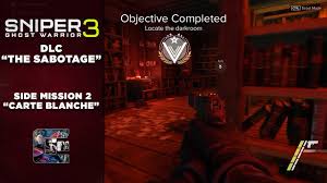 Sniper ghost warrior 3 is a trademark of ci games s.a. Sniper Ghost Warrior 3 Dlc Walkthrough The Sabotage Complete Stealth Side Mission 2 Youtube