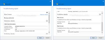 A blue screen of death is usually hardware or driver related but most will show a stop code to help you figure out the root cause. Run Bsod Error Troubleshooter In Windows 10 Tutorials