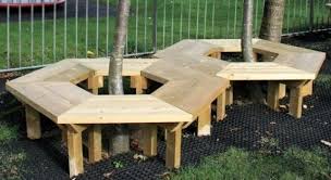 Comment Habiller Un Arbre Avec Un Banc Circulaire Les Tutos Construire Un Banc Idees Jardin