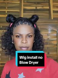 Installing Lace Frontal Wig Without a Blow Dryer
