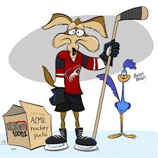 Choose from ice hockey skates, accessories, tools, & care products. Years Of Saturday Morning Cartoons Have Prepared Us For Coyotes Losing Streaks Bardowntoonz Hockey Humor Hockey Pictures Hockey Drawing