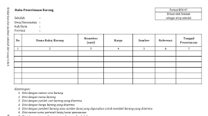 Sep 03, 2015 · kartu inventaris barang, contoh buku inventaris barang/perlengkapan sekolah paud (tk kb tpa sps). Contoh Buku Inventaris Barang Sekolah Format Excel Dan Word