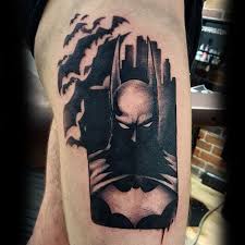 Awesome batman quote and artwork. Top 30 Batman Tattoos For Men