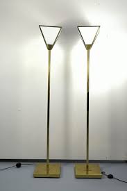 Vintage nautical floor lamp, marine spot studio tripod floor lamps search light. Vintage Brass Floor Lamps With White Glass Shades Set Of 2 For Sale At Pamono