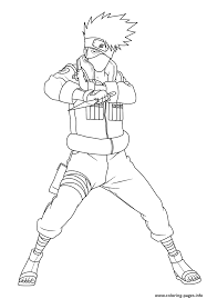 Anbu kakashi hatake chibi doll. Hatake Kakashi Is A Shinobi Of Konohagakures Hatake Clan Coloring Pages Printable