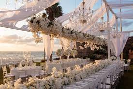Tying The Knot In Tel Aviv Has Never Looked Better In 2020 White Weddings Reception Luxury Weddings Reception All White Wedding