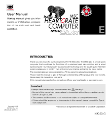 cateye msc 2dx user manual manualzz com