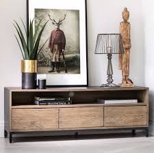 Paiement en plusieurs fois et livraison express selon les articles, cliquez et découvrez notre sélection banc chêne massif. Meuble Tv Contemporain Chene Massif Encadrement Metal Noir Hudson Meubles Tv Pier Import