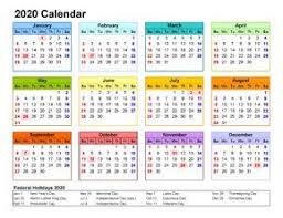 Free Printable 2020 Yearly Calendar With Holidays Free Printable 2020 Calendar Templat In 2020 Calendar Printables Free Calendar Template Printable Calendar Template