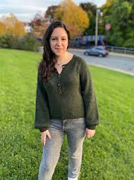 Ravelry: Davis Square Henley pattern by Sophie Veksler