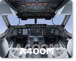 Le cockpit de l'a400m profite des nouvelles technologies développées pour l'a380. Airbus A400m Cockpit Mousepad Mauspad Souvenirs Flight Shop By Limox