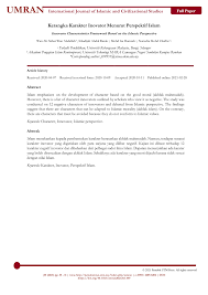 Muhammad ammarzulkha helmi atau lebih dikenali umum sebagai budak 46 merupakan seorang personaliti media sosial dan pengguna tiktok malaysia yang terkenal dengan aksi dan gaya 'slow motion' secara manual. Pdf Kerangka Karakter Inovator Menurut Perspektif Islam Innovator Characteristics Framework Based On The Islamic Perspective