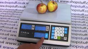 No need to register, buy now! Cas Er Junior Shop Retail Weighing Scales Demonstration Youtube