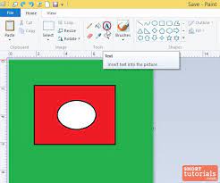 Insert Text In Ms Paint Windows