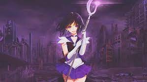 Protected by saturn, the planet of destruction. Hd Wallpaper Anime Anime Girls Picture In Picture Sailor Saturn Sailor Moon Wallpaper Flare